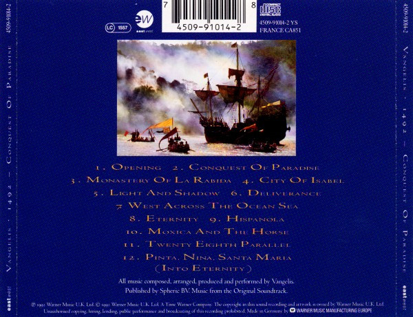 Vangelis – 1492 - Image 2