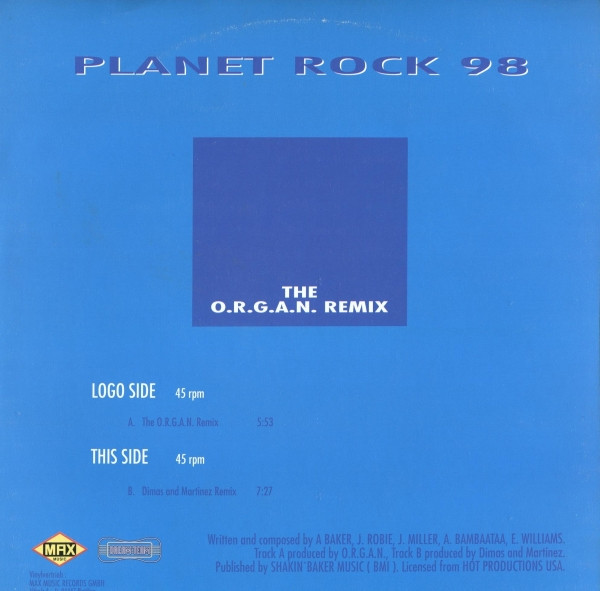 Afrika Bambaataa & Soulsonic Force – Planet Rock 98 - Image 2