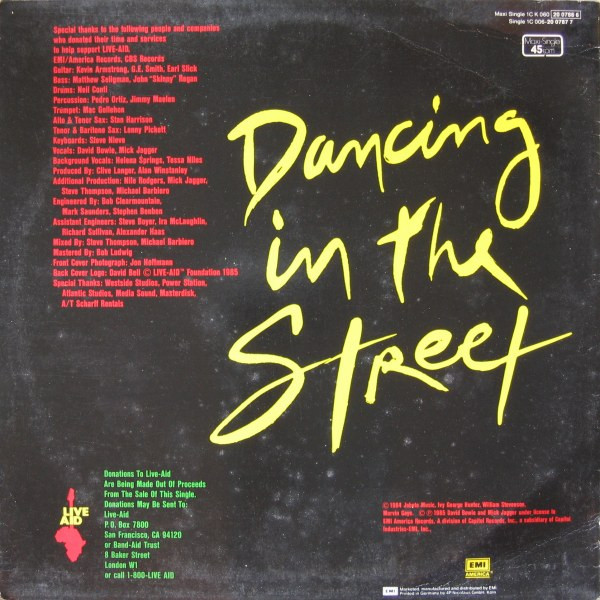 David Bowie & Mick Jagger – Dancing In The Street - Image 2