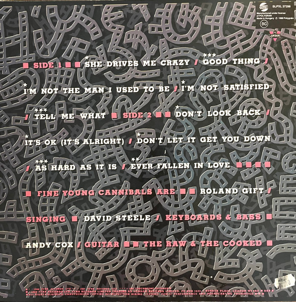 Fine Young Cannibals – The Raw & The Cooked - Image 2