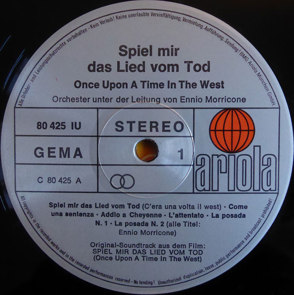 Ennio Morricone – Spiel Mir Das Lied Vom Tod (Once Upon A Time In The West - Original Soundtrack) - Image 2